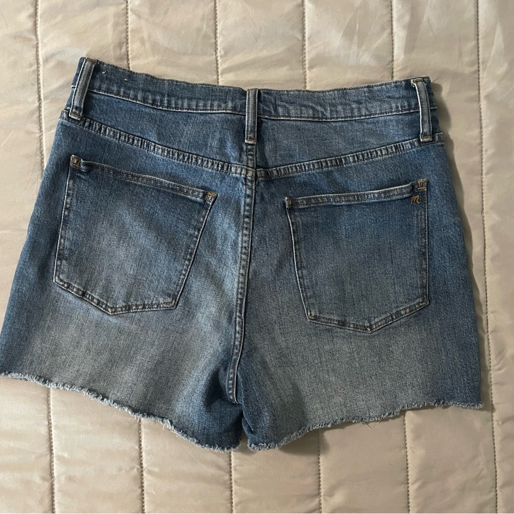J. Crew - Madewell Blue Denim Cutoff Shorts - size 31 - Picture 2 of 5